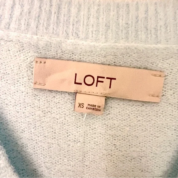 NEW Loft Striped Soft Sweater Size Small New With Tags NWT - Picture 6 of 7